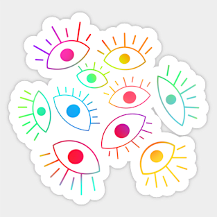 Eyes of the Void - Rainbow Sticker